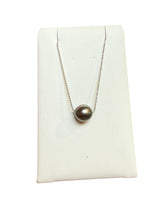 Load image into Gallery viewer, 14WG Tahitian “Floater” Pearl Necklace
