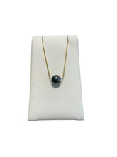 Load image into Gallery viewer, 14KYG Tahitian “Floater” Pearl Necklace
