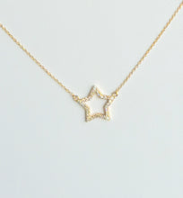 Load image into Gallery viewer, 14KYG Diamond “Star” Necklace
