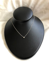 Load image into Gallery viewer, 14KWG Bezel Set Diamond Slide Necklace
