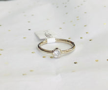 Load image into Gallery viewer, 14KWG Diamond Solitaire Stackable Ring
